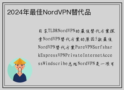 2024年最佳NordVPN替代品